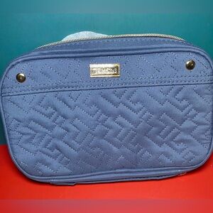 BAGSMART Jewelry Organizer Travel Case Zip Around Storage Bag‎ Medium Blue